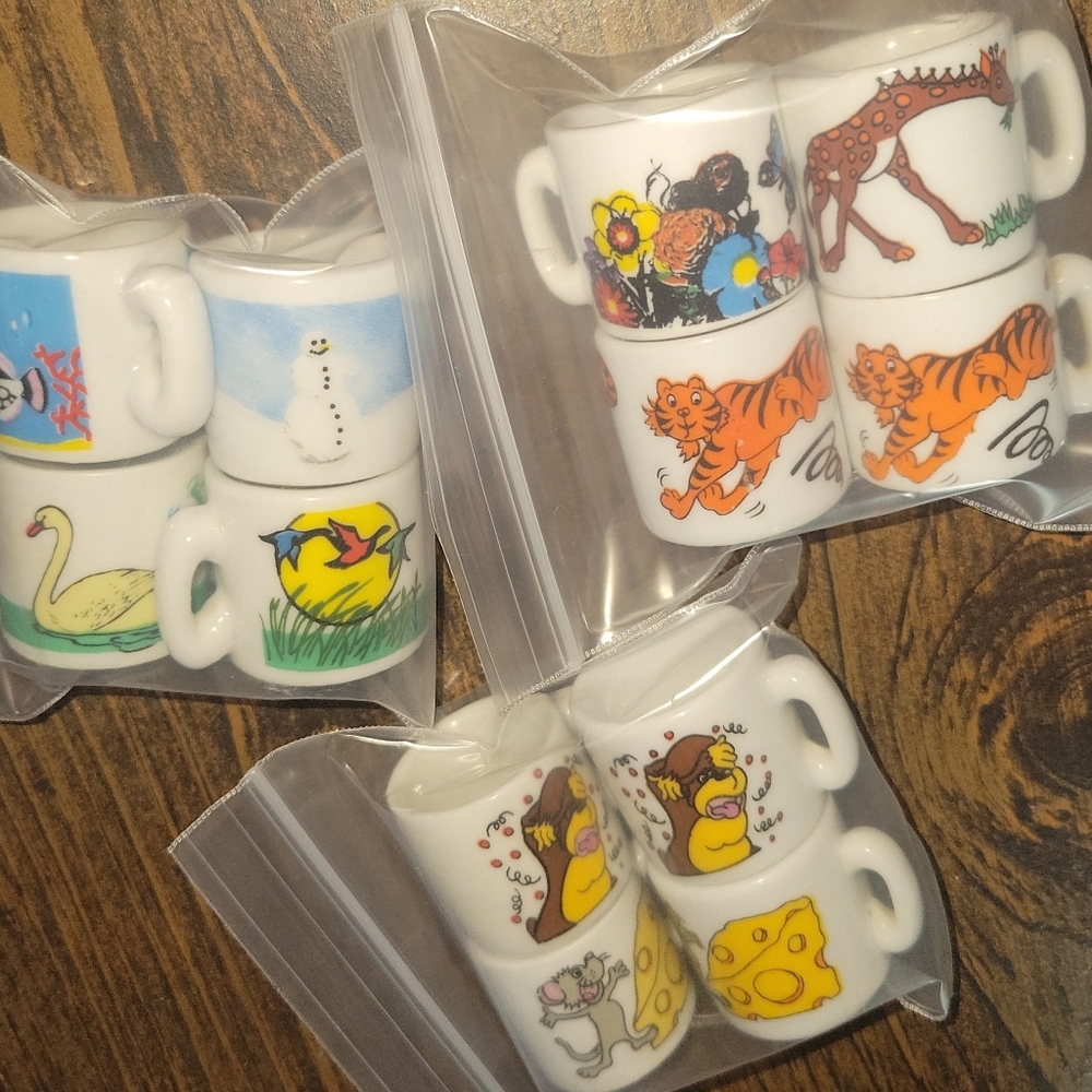 Vintage mini mug lot